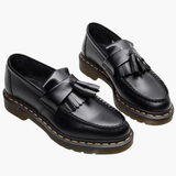 Men's moccasins with tassels and stitched sole
