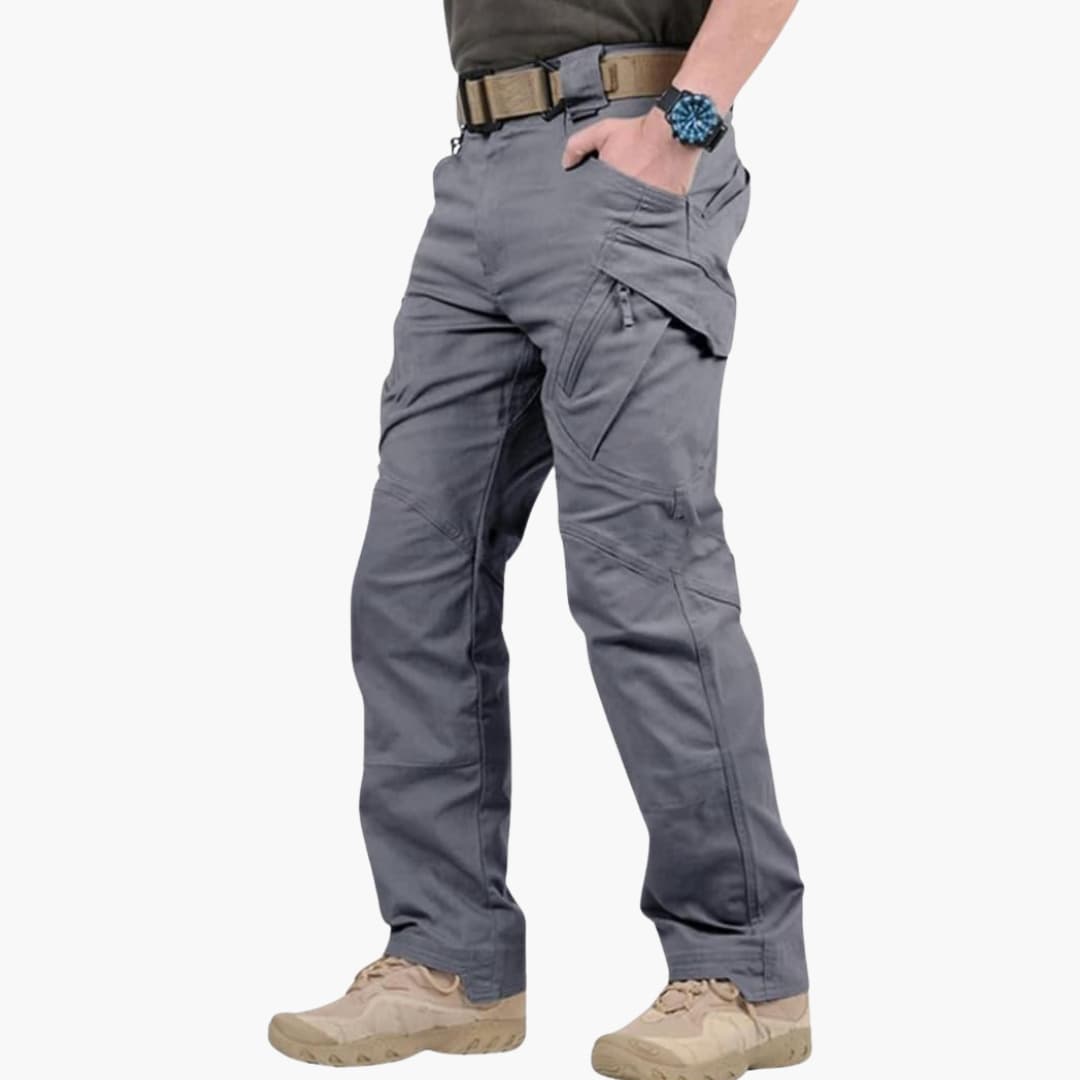 Men's Cargo Hose with Multi-Pockets and Adjustable Belt