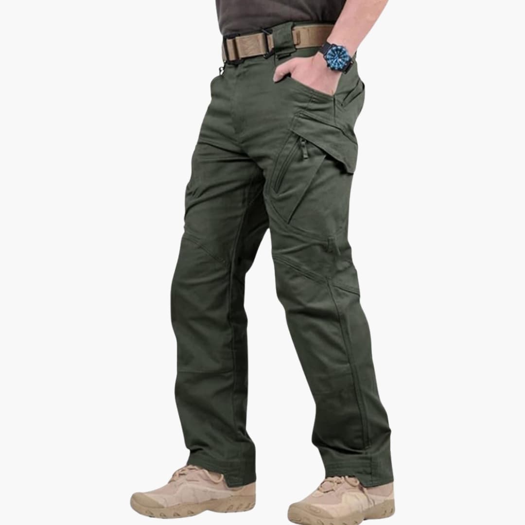 Men's Cargo Hose with Multi-Pockets and Adjustable Belt