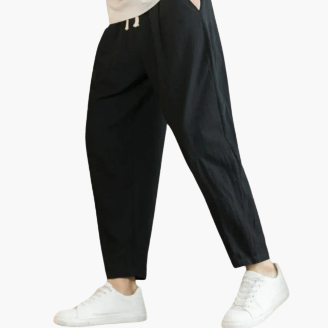 Straight Leg Hose for Men with Drawstring and Side Pockets
