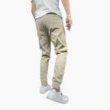 Men's cargo Hose with elastic waistband and multiple pockets