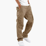 Men's cargo Hose with multiple pockets and fitted waist