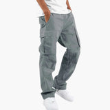 Men's cargo Hose with multiple pockets and fitted waist