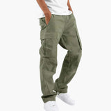 Men's relaxed fit cargo Hose with multiple utility pockets