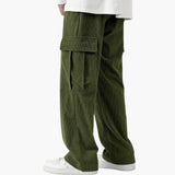 Men's cargo Hose in corduroy with loose fit