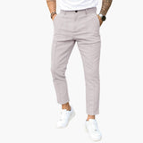 Men's slim fit casual ankle Hose with front seam