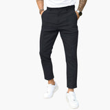Men's slim fit casual ankle Hose with front seam