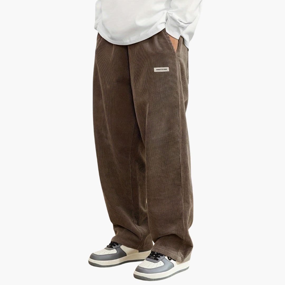 Men's corduroy Hose with wide leg