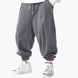 Men's casual corduroy Hose with drawstring waist
