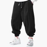Men's casual corduroy Hose with drawstring waist