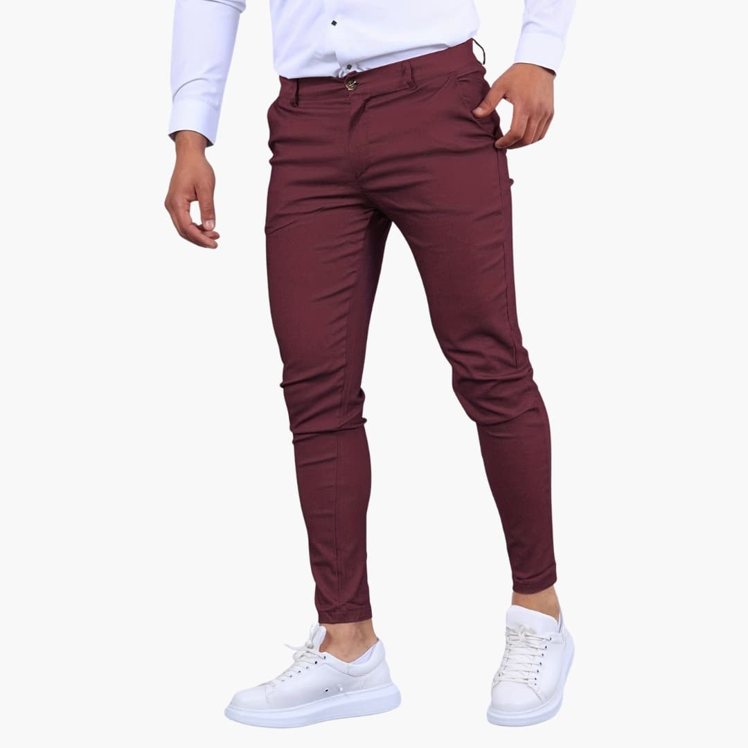 Slim men's Hose with side pockets