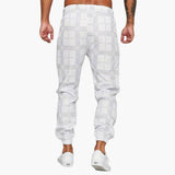 Men's checkered jogger Hose with side pockets