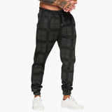 Men's checkered jogger Hose with side pockets