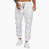 Men's checkered jogger Hose with side pockets