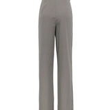 Milan Fold-Detail Wide Leg Hose