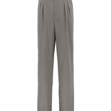 Milan Fold-Detail Wide Leg Hose