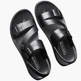 Men's Sandalen with adjustable strap and crossed strap design