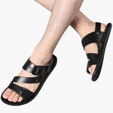 Men's Sandalen with adjustable strap and crossed strap design