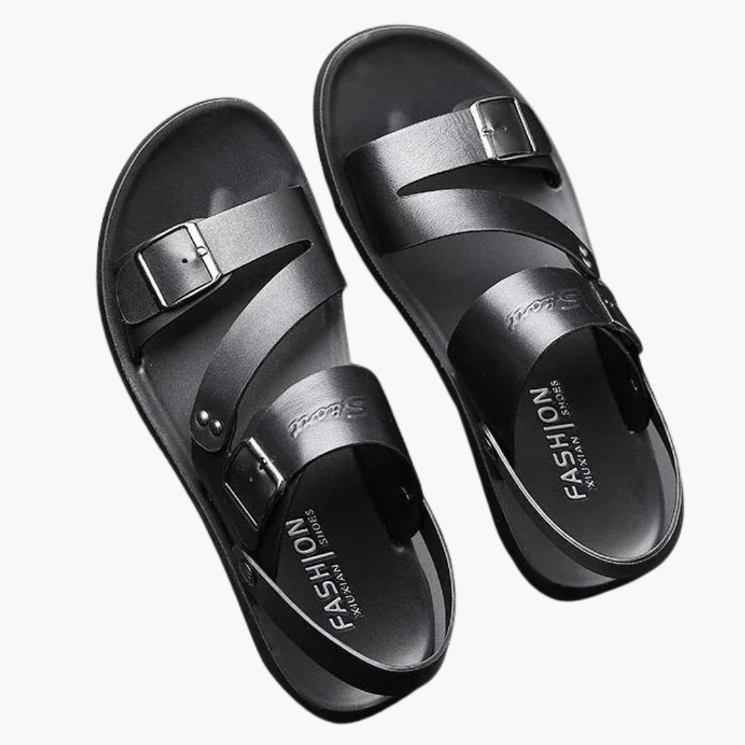 Men's Sandalen with adjustable strap and crossed strap design