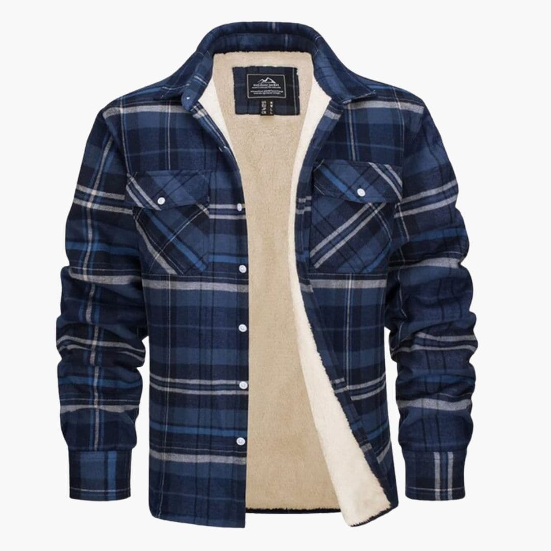 Men's checked overshirt Jacke
