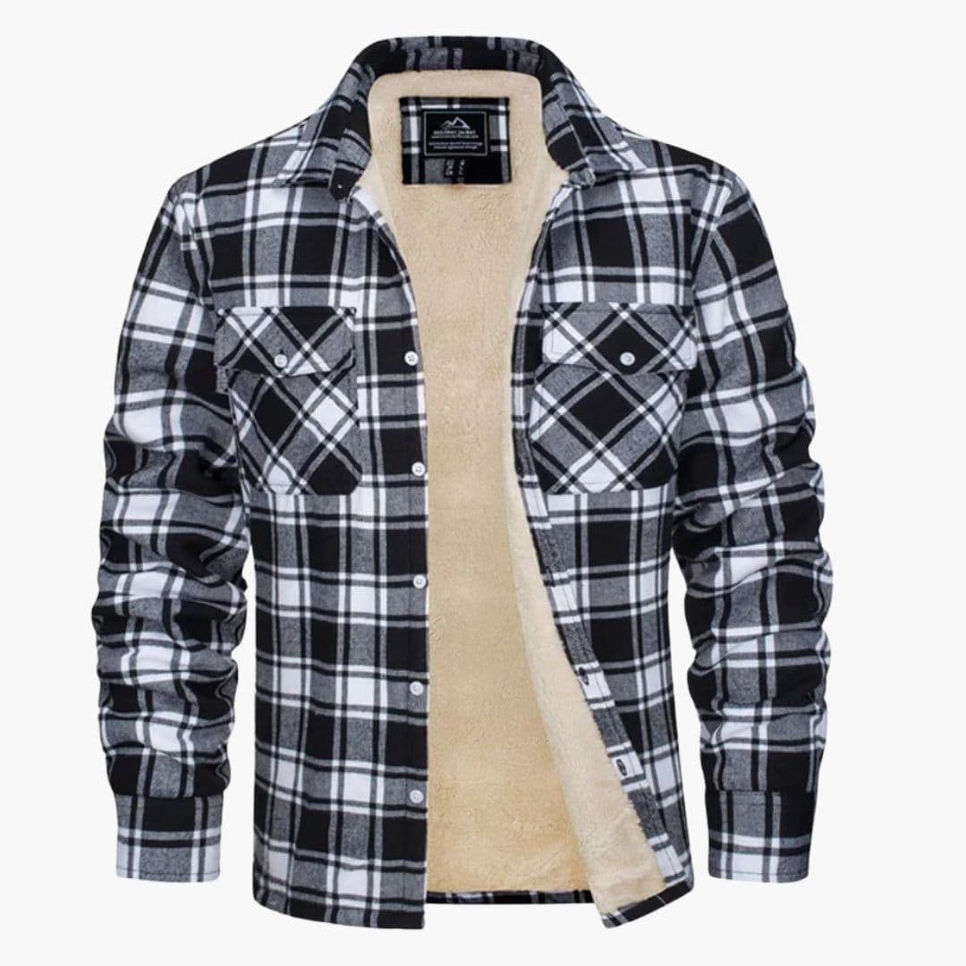 Men's checked overshirt Jacke