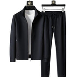 Men's tracksuit zip-up Jacke straight Hose