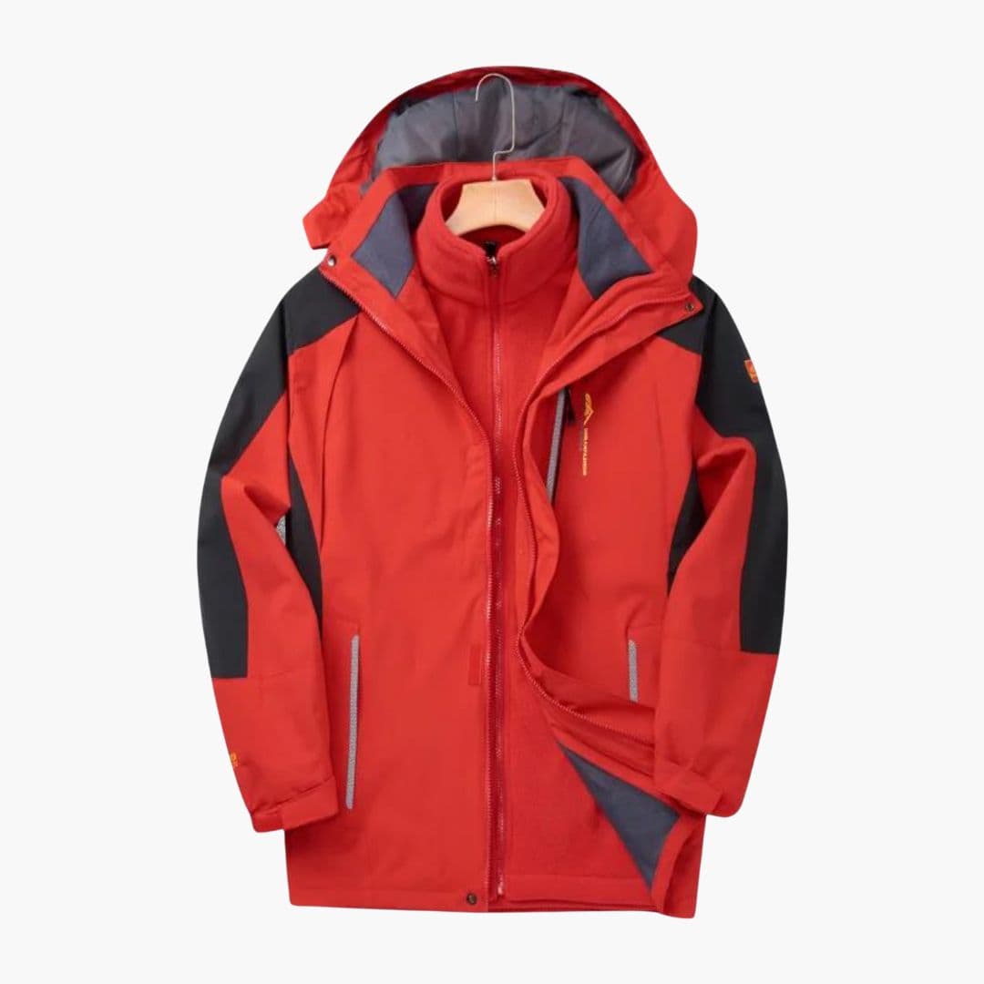 Men's 3-in-1 outdoor Jacke with hood
