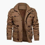 Men's Hoodie Jacke with Multiple Front Pockets