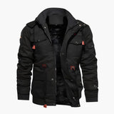 Men's Hoodie Jacke with Multiple Front Pockets