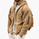 Men's Fleece Jacke with Hood