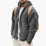 Men's Fleece Jacke with Hood