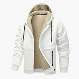 Men's hooded Jacke with inner lining