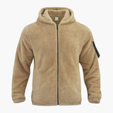 Men's hoodie Jacke with zipper closure