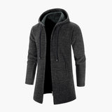 Men's hooded Jacke with long sleeves