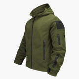 Men's hooded Jacke with multiple pockets