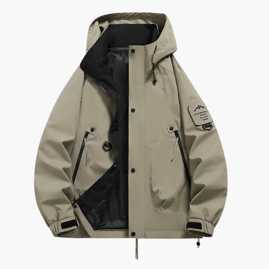 Unisex ski Jacke with integrated hood and full zip