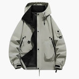 Unisex ski Jacke with integrated hood and full zip