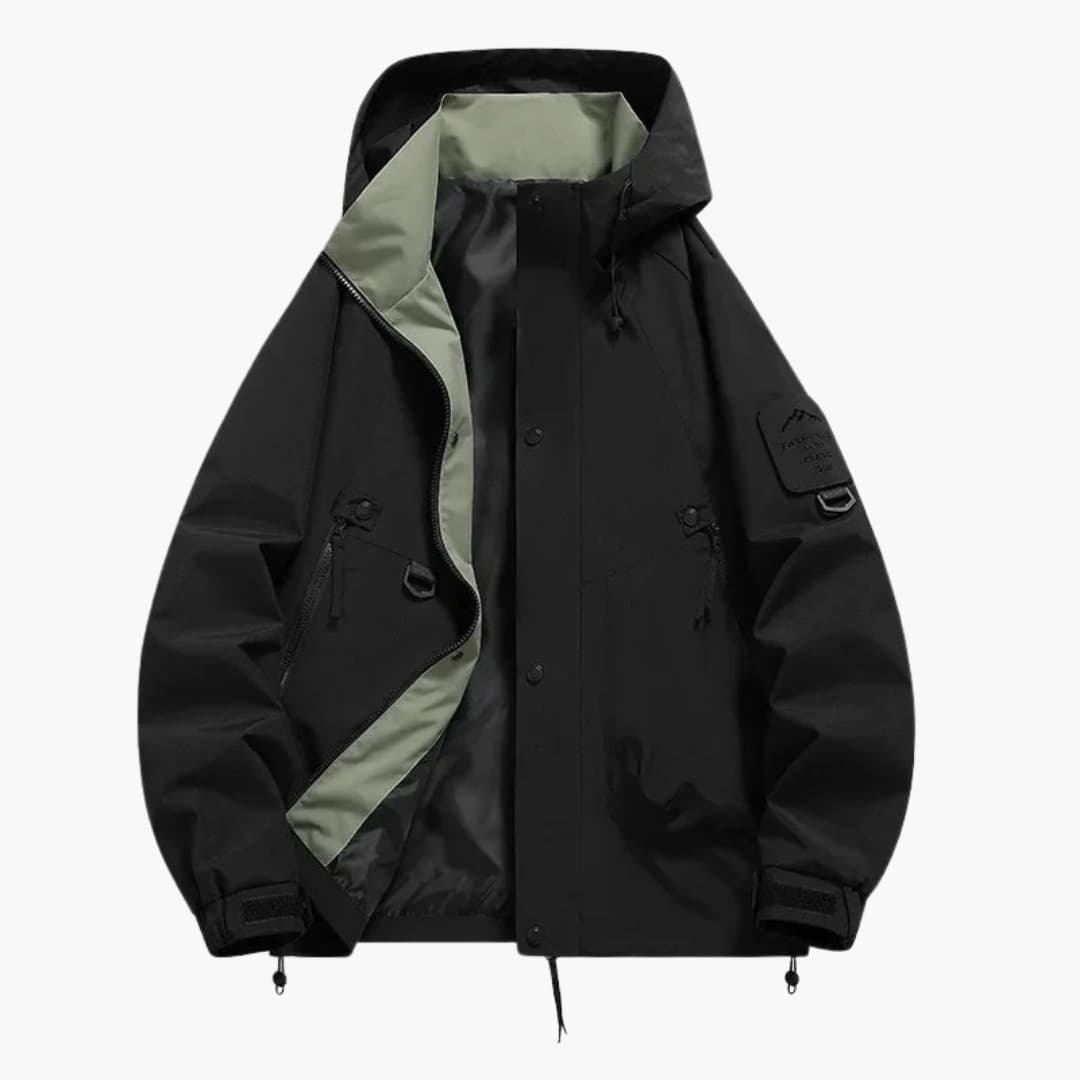 Unisex ski Jacke with integrated hood and full zip