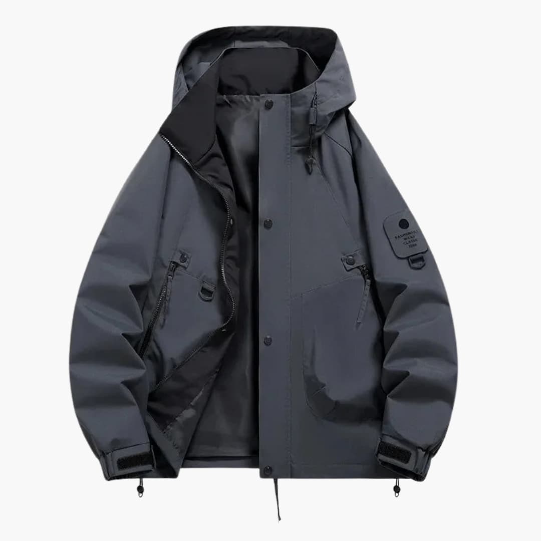 Unisex ski Jacke with integrated hood and full zip