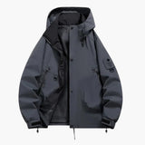 Unisex ski Jacke with integrated hood and full zip