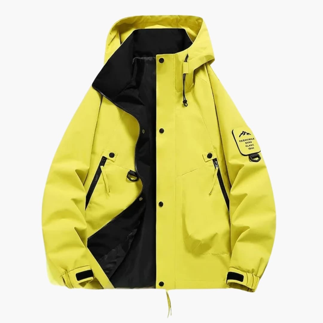 Unisex ski Jacke with integrated hood and full zip