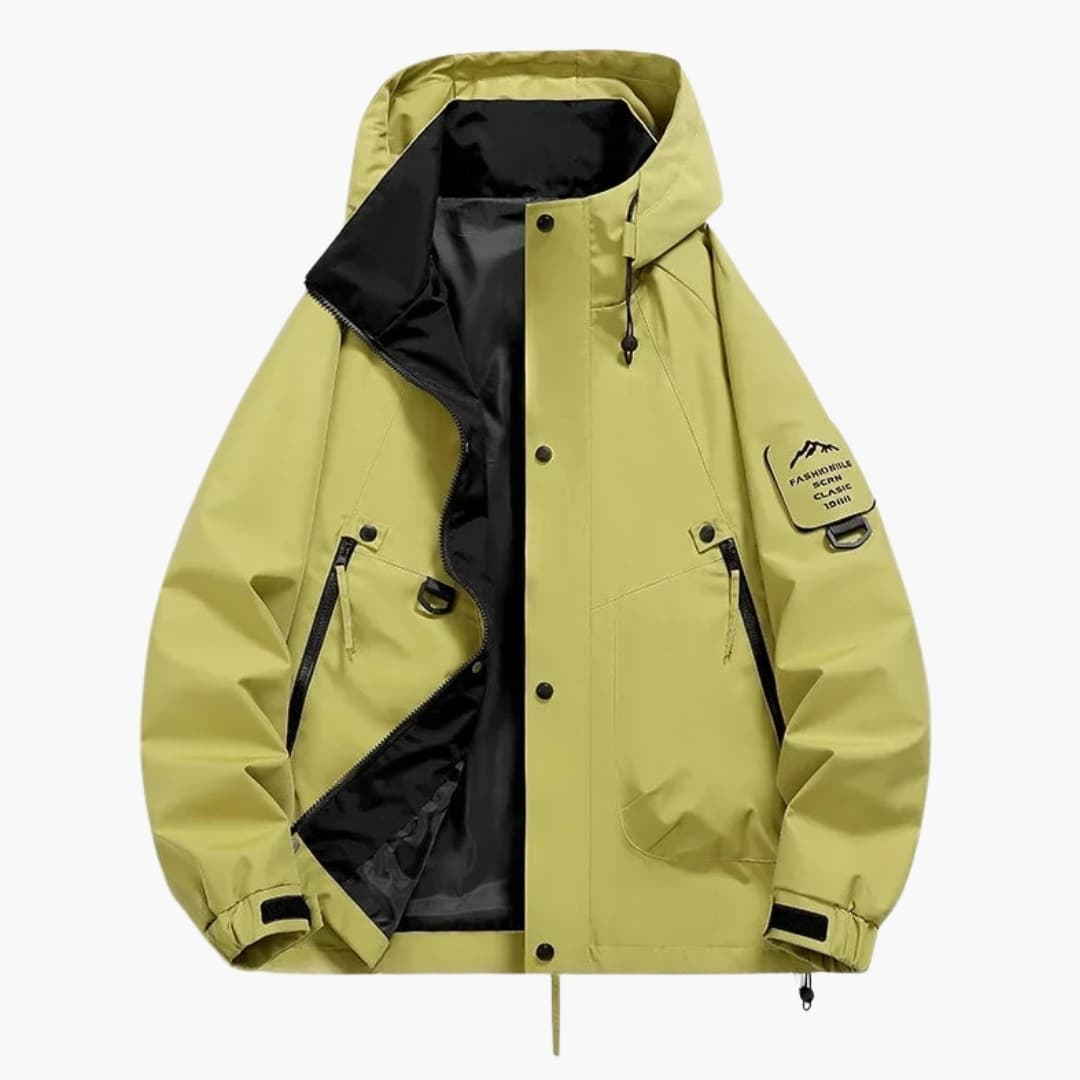 Unisex ski Jacke with integrated hood and full zip
