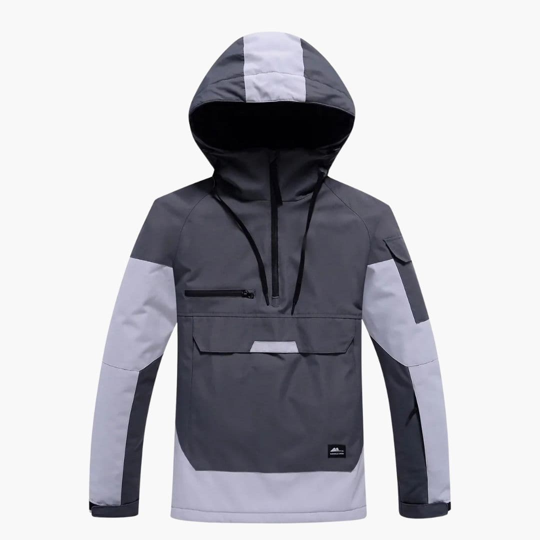 Unisex ski Jacke with hood and zippered pockets