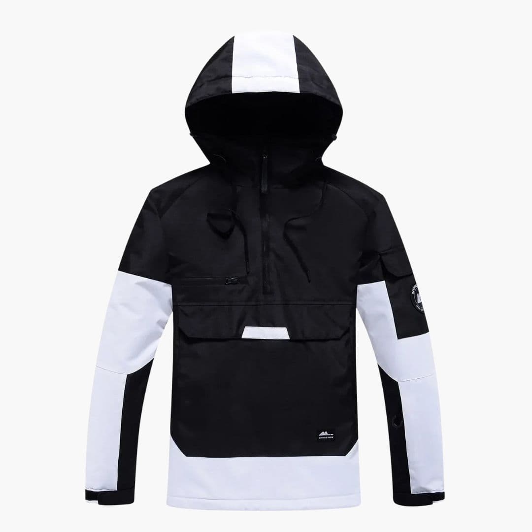 Unisex ski Jacke with hood and zippered pockets