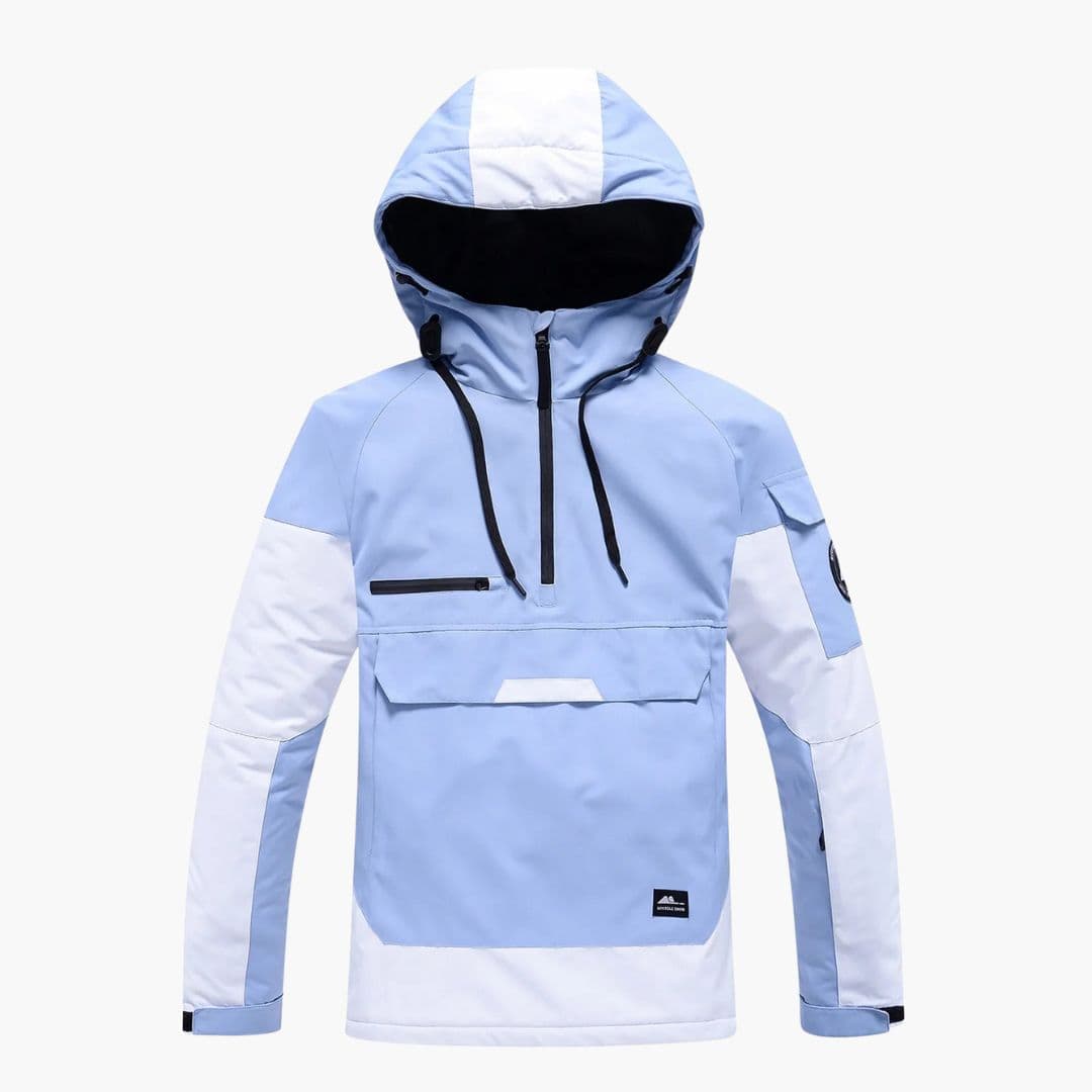 Unisex ski Jacke with hood and zippered pockets