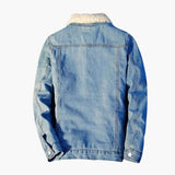 Men's denim Jacke with button closure