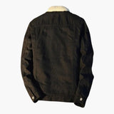 Men's denim Jacke with button closure
