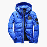 Men's hooded Jacke with insulating lining