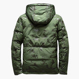 Men's hooded Jacke with insulating lining