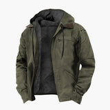 Men's hooded Jacke with pockets